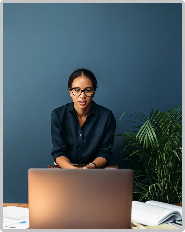 Professional Woman at Desk